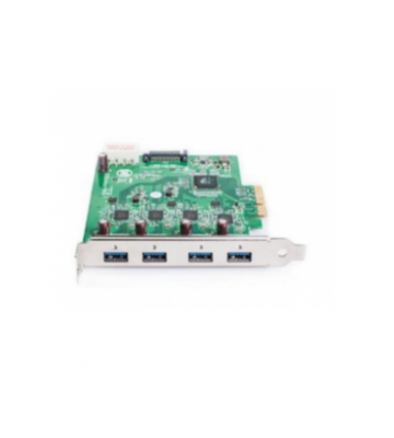 USB 3.0 Interface Card PCIe, Fresco FL1100, 4HC, x4, 4Ports